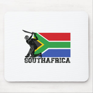 Südafrika-Flagge Cricket-Spieler Tsman-Sportteam Mousepad