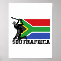 Südafrika-Flagge Cricket-Spieler Tsman-Sportteam