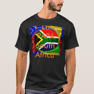 Südafrika-Flagge: Dynamisches Wirbelmotiv T-Shirt