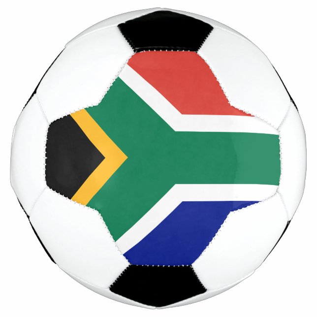 Südafrika-Flagge Fußball (Vorderseite)