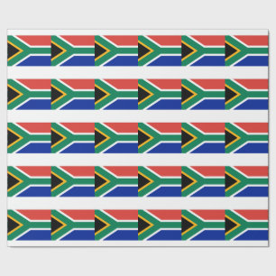 Südafrika-Flagge Geschenkpapier