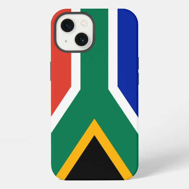Südafrika-Flagge iPhone Hülle (Rückseite)