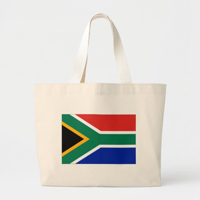 Südafrika-Flagge Jumbo Stoffbeutel (Vorne)
