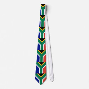 Südafrika-Flagge Krawatte