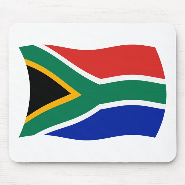 Südafrika-Flagge-Mauspad Mousepad (Vorne)