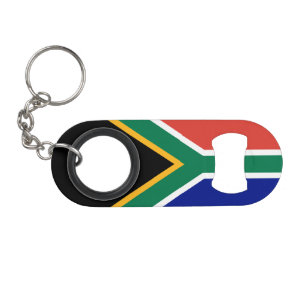 Südafrika-Flagge Mini Flaschenöffner