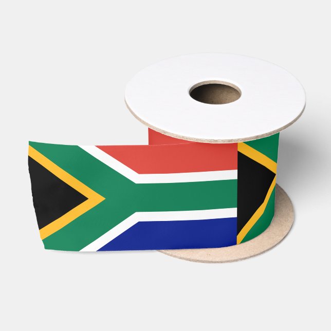 Südafrika-Flagge Satinband (Spule)