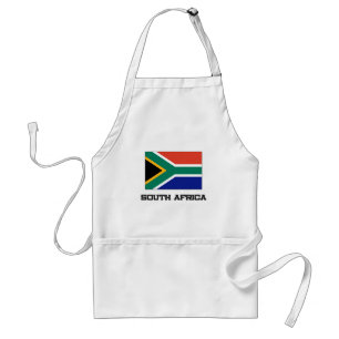Südafrika-Flagge Schürze