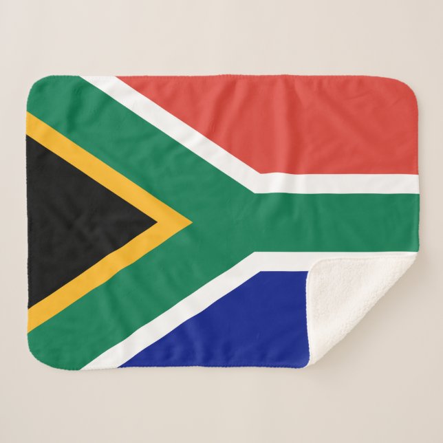Südafrika-Flagge Sherpadecke (Vorderseite (Horizontal))