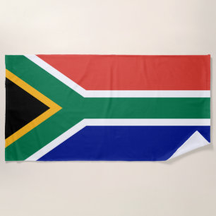 Südafrika-Flagge Strandtuch