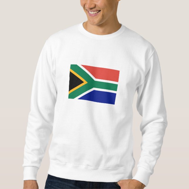 Südafrika-Flagge Sweatshirt (Vorderseite)