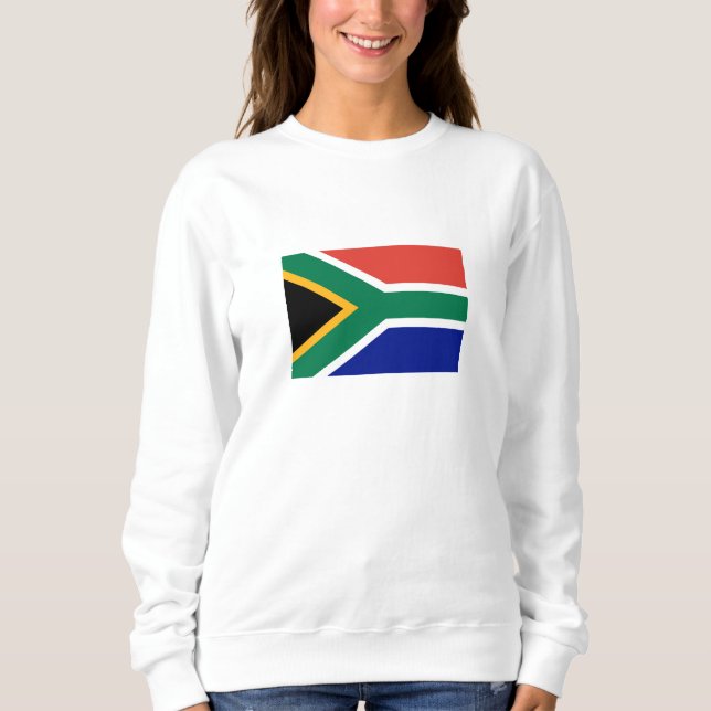 Südafrika-Flagge Sweatshirt (Vorderseite)