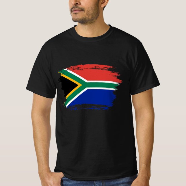 Südafrika-Flagge T-Shirt (Vorderseite)