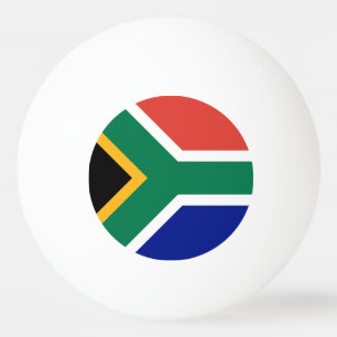 Südafrika-Flagge Tischtennisball
