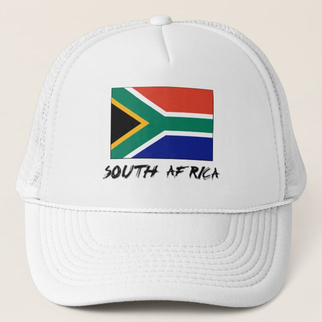 Südafrika-Flagge Truckerkappe (Vorderseite)