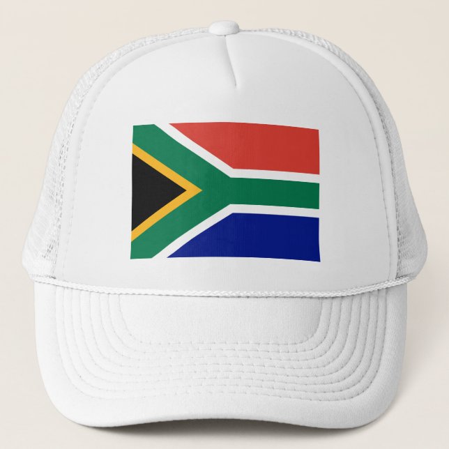 Südafrika-Flagge Truckerkappe (Vorderseite)