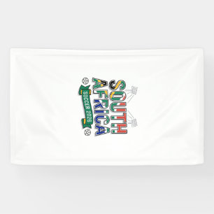 Südafrika Fußball 2026 Fußball Fett Land Typografi Banner