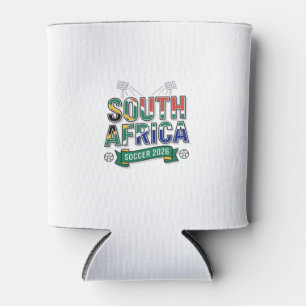 Südafrika Fußball 2026 Fußball Fett Land Typografi Dosenkühler