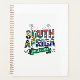 Südafrika Fußball 2026 Fußball Fett Land Typografi Planer