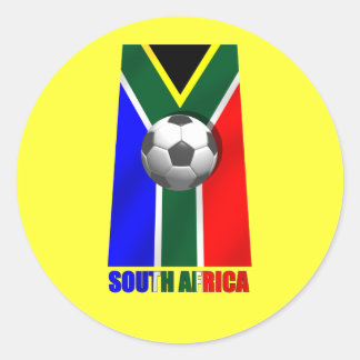 Südafrika Fußball-Ball für Fans Runder Aufkleber
