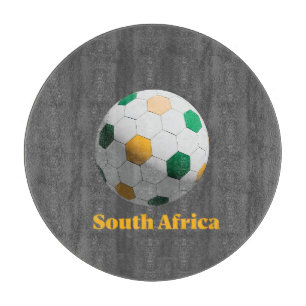Südafrika Fußball Schneidebrett