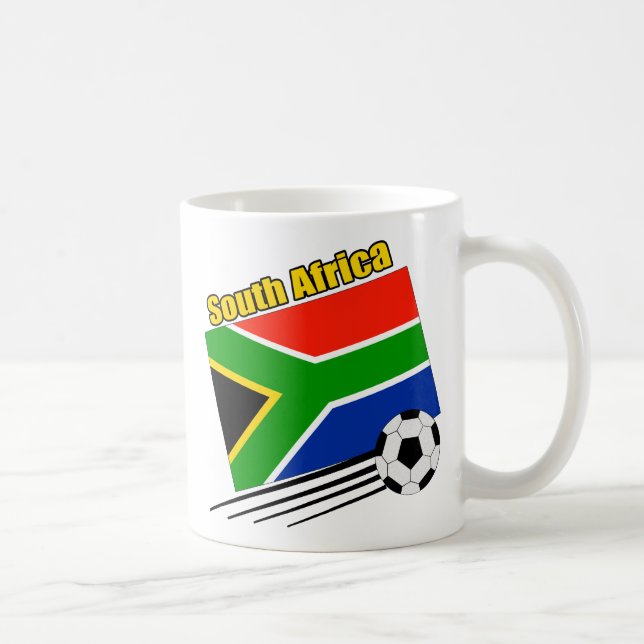 Südafrika-Fußball-Team Kaffeetasse (Rechts)