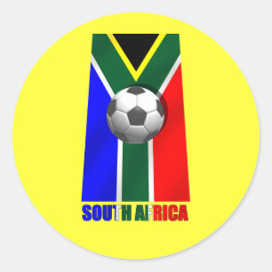Südafrika-Fußballgute sachen für Fans Runder Aufkleber