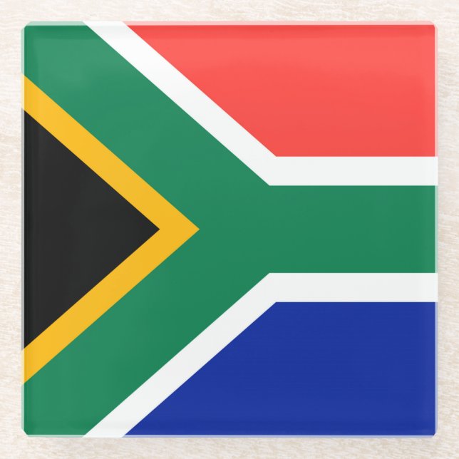 Südafrika Glasuntersetzer (Vorderseite)