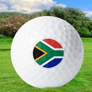 Südafrika Golf Balls, Flaggengolfer / Patrioten Golfball