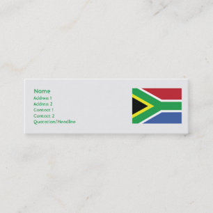 Südafrika - Haut Mini Visitenkarte