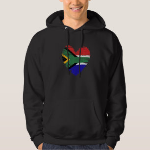 Südafrika Herzenslust Südafrikas Flaggenstolz Hoodie