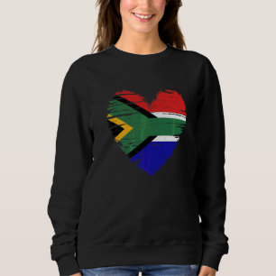 Südafrika Herzenslust Südafrikas Flaggenstolz Sweatshirt