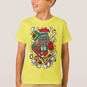 Südafrika Hockey Cartoon T - Shirt - Kindersport