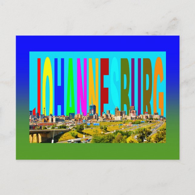 Südafrika Johannesburg Postkarte (Vorderseite)