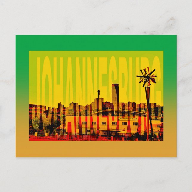 Südafrika Johannesburg Postkarte (Vorderseite)