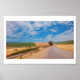 Südafrika Landschaftsstraße Himmel Landschaft Post Poster