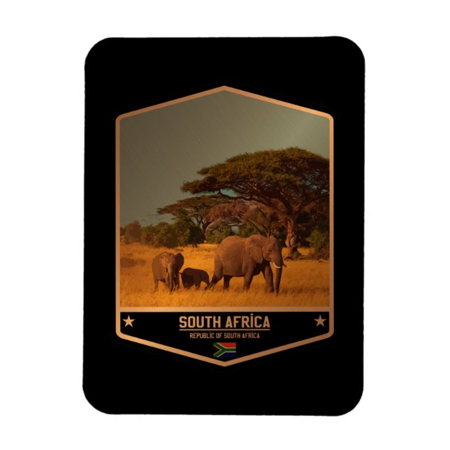 Südafrika Magnet (Vertikal)