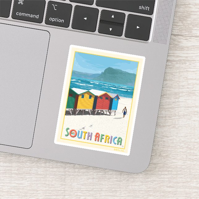 Südafrika | Muizenberg Beach Aufkleber (Detail)