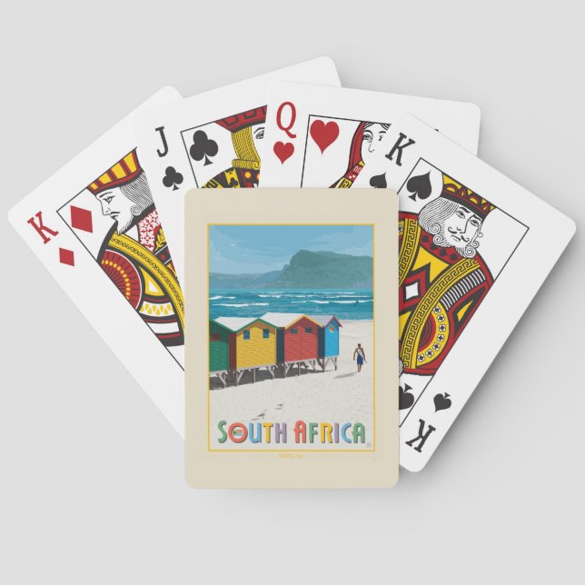 Südafrika | Muizenberg Beach Spielkarten (Rückseite)