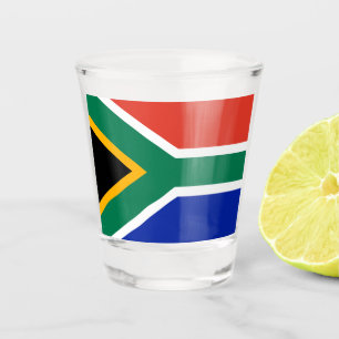 Südafrika-Nationalflagge Schnapsglas