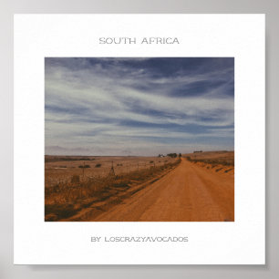Südafrika Naturlandschaftsplaner Poster
