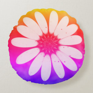 Südafrika Pink Lila Blume Petals Rundes Kissen