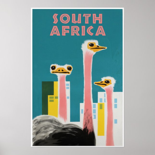 Südafrika-Plakat  Poster (Vorne)