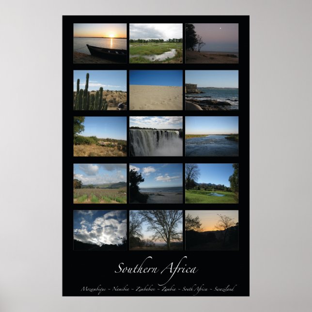Südafrika Poster (Vorne)