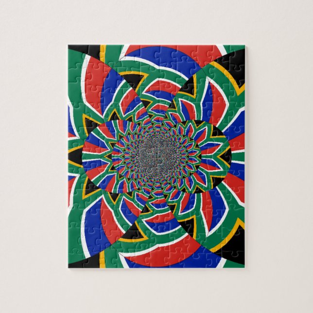 Südafrika-Puzzle (Vertikal)