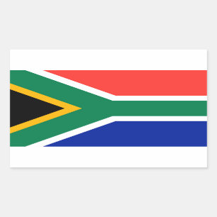 Südafrika Rechteckiger Aufkleber