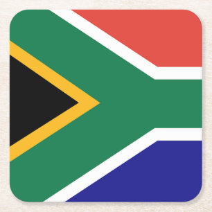 Südafrika Rechteckiger Pappuntersetzer