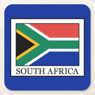 Südafrika Rechteckiger Pappuntersetzer