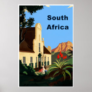 Südafrika-Reiseplakat Poster