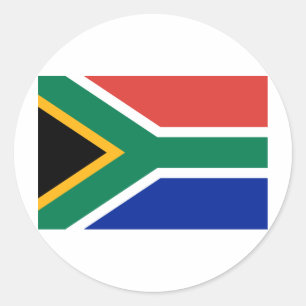 Südafrika Runder Aufkleber